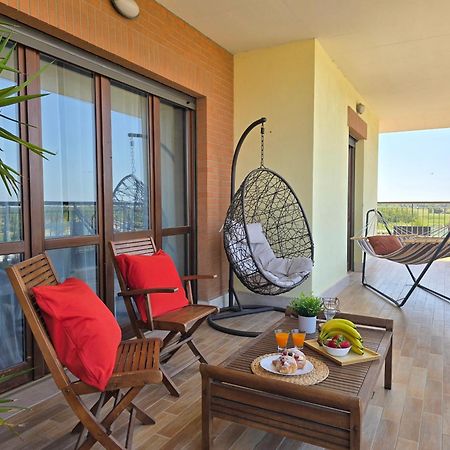 Ferienwohnung Casa Relax Con Terrazza Panoramica Fiumicino Exterior foto